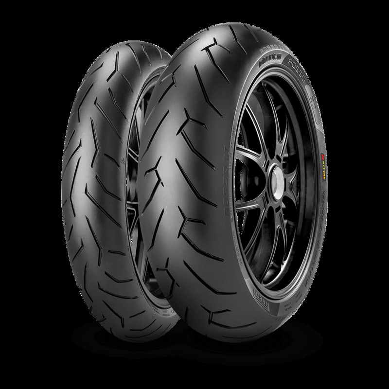 Pneu PIRELLI DIABLO ROSSO II (F)(D) 120/70 ZR17 M/C (58W) TL