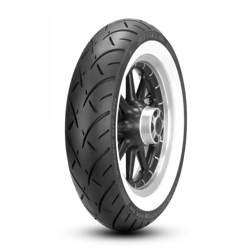 Pneu METZELER ME 888 MARATHON ULTRA WW Flancs Blancs 140/90 B 16 M/C 77H TL