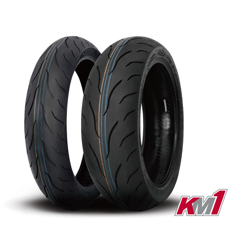 Train de pneus KENDA KM1 (120/70 ZR 17+160/60 ZR 17)